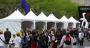 Tibeca Tent with group of people